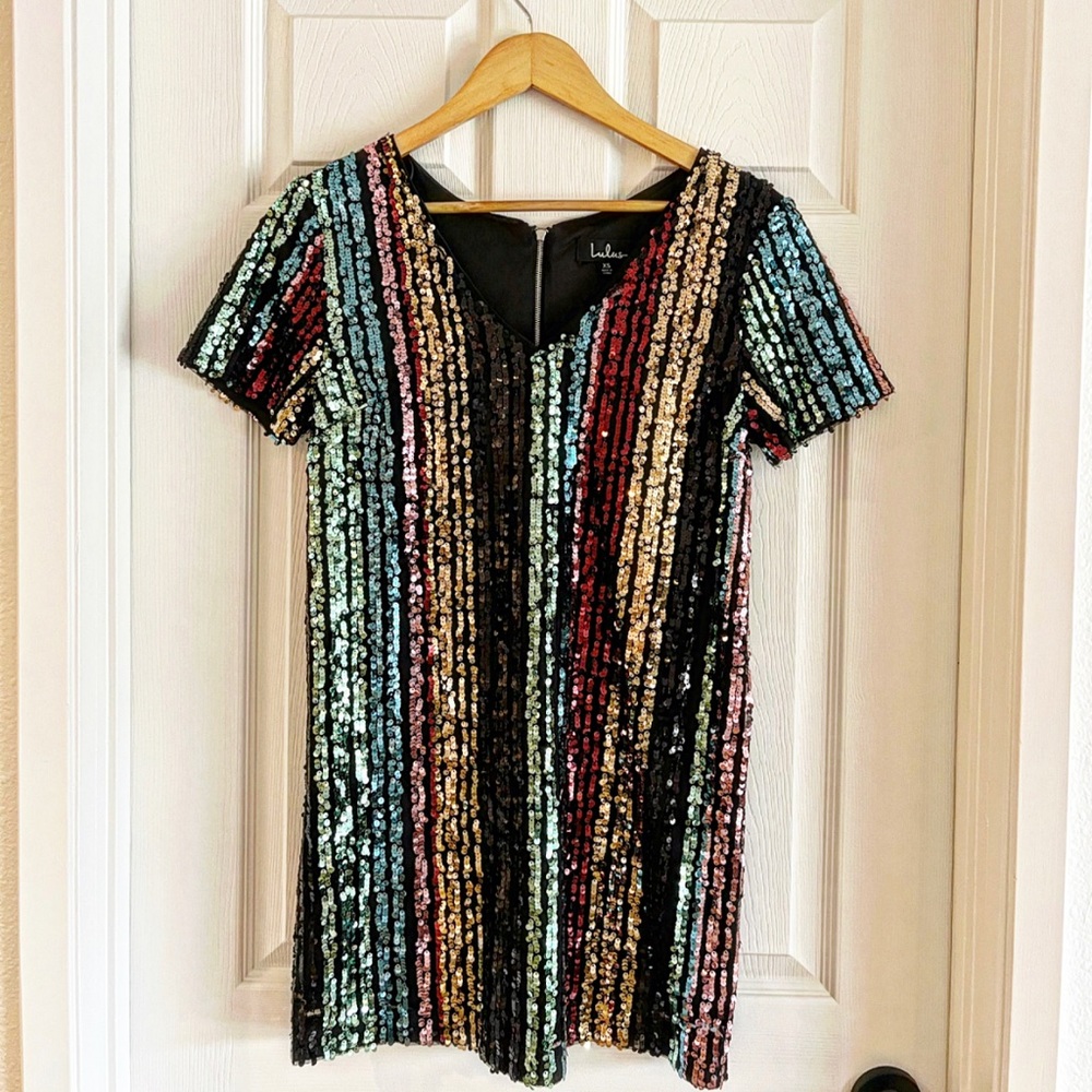 LULUS sequin mini dress